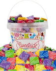 Bulk Candy  Now and Later Candy Soft Chew Assorted Flavors Now and Later Candy Banana Green Apple Strawberry Grape and Cherry Bulk Now and Laters Candy Bucket 25LB