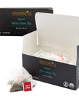 Shangri La Wellness Tea Organic Verve Green Herbal Tea 2 Pack 15 Sachet Tea Bags Ginger Lemongrass and Ginseng