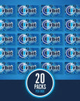 ORBIT Peppermint Sugarfree Chewing Gum Bulk, 20 Packs of 14-Pieces (280 Total Pieces)