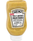 Heinz 100% Natural Spicy Brown Mustard (14 oz Bottle)