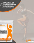 BULKSUPPLEMENTS.COM L-Carnitine HCl Powder - Carnitine Supplement, Carnitine Powder, L-Carnitine 500mg - Amino Acids Supplement, 500mg per Serving, Gluten Free, 100g (3.5 oz)