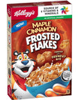 Kelloggs Maple Cinnamon Frosted Flakes Cereal 435g15 oz Box Imported from Canada