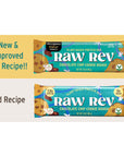 Raw Rev Vegan HighProtein Bars Chocolate Chip Cookie Dough 12g Plant Protein 11g Fiber Keto NonGMO 16 Oz Pack of 12