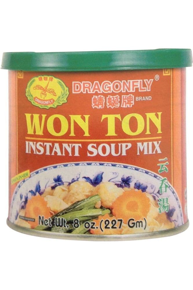 Dragonfly Won Ton Instant Soup Mix, 8 Ounce