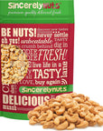 Sincerely Nuts  Whole Cashews  Roasted and Unsalted  High in Protein Everyday Healthy Snack  Rich in Nutrients Vegan Keto  Kosher  Gourmet Quality Vegan Cashew  2 LB Bag