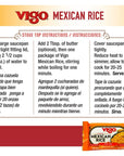 Vigo Authentic Mexican Rice with Corn No Fat 8oz Pack of 12