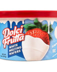 Dolci Frutta Variety Pack with Hard Chocolate Shell  White Chocolate Shell Simply Microwave Dip and Done NutFree GlutenFree 8oz Pack of 2