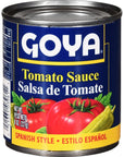 Goya Foods Tomato Sauce Spanish Style 8 Ounce Pack of 48