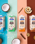 Mooala  Organic Cinnamon Roll Keto Mylk 1L Pack of 6  ShelfStable NonDairy GlutenFree SoyFree PlantBased Milk With  1g Carb per Serving