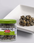 Capers in Salt Caperi Sotto Sale Salted no 10 Non Pareil 25oz 70g by Fratelli DAmico Product of Italy