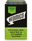 ATOMICO Sparkling Water 12 Essential Vitamins from our proprietary organic blend Naturally flavored Watermelon Lime