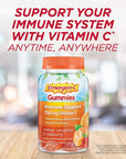 Emergen-C 750mg Vitamin C Gummies for Adults, Immunity Gummies with B Vitamins, Gluten Free, Orange, Tangerine and Raspberry Flavors - 90 Count