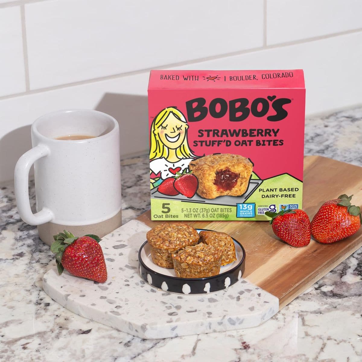 Bobos Oat Bites Stuffd Variety Pack Strawberry Lemon Poppyseed and Apple Pie Pack of 30 13 oz Bites 10 of each Gluten Free Whole Grain Rolled Oats