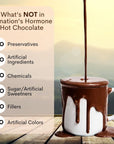 Lunation Hormone Hot Chocolate  Organic Cacao Powder and Supporting Adaptogens  Female Cycle Syncing Ingredients  Maca Turmeric  Shiitake Mushroom  Ovulatory Phase  10 OZ  Pack of 1 Cinnamon  Clove