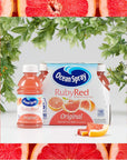 Ocean Spray Ruby Red Grapefruit Juice Drinks 10 Fl Oz Bottles 6 Count Pack of 1