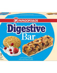 Papadopoulos Digestive Bar with Fruits and Milk, 28g, Pack of 5