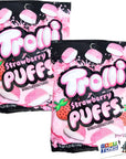 Trolli Strawberry Puffs 425oz bag 2 Pack with 2 Gosutoys Stickers