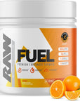 RAW Fuel Premium Endurance Supplement Powder Orange 60 Servings  Peak Performance Hydration  Stamina During Workouts Training or Competition  24g of Carbohydrates  300mg of Sodium