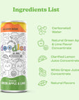 Oodles of Doodles 12 Pack Kids Still Water Still Tropical Healthy Fruit Juice Refreshing Drinks Low Sugar Low Calorie Creative Cans You Can Color Halal Kosher NONGMO Vegan 84 oz