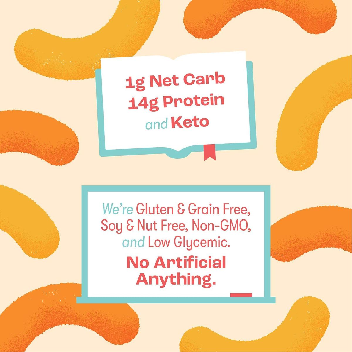 Schoolyard Snacks  Keto Chips Low Carb Low Sugar  Healthy Protein Snacks Gluten Free  15g Protein Low Calories  Satisfy Cravings  High Protein Puff Snacks  Cheddar Cheese Flavor  12 Bags