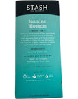 Jasmine Blossom Tea Bundle Includes 2 30 Bag Count Boxes Of Stash Jasmine Blossom Green Tea And 1 Premium FoxFyr Reusable Stainless Steel Stir Swizzle Stick