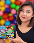 Dubble Bubble Mini Gumball Machine Refills 5 oz Bag 2Pack 12 inch 13mm Assorted Fruit Flavor Bubble Gum Bundle With Galley Grove SugarFree Breath Mints