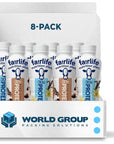 Fairlife High Protein Shake Bottles  Vanilla and Chocolate Variety 8 Pack  Perfect for Fitness Enthusiasts and Weight Watchers  By World Group Packing Solutions