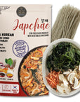 Korean Premium StirFried Noodles Japchae Quick and Easy to Cook Noodle with Vegetables and Sauce Microwave Ready in 7 Minutes  2 Servings