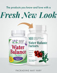 MICHAEL'S Health Naturopathic Programs Water Balance Factors - 120 Vegetarian Tablets - Helps Balance Fluid Levels - with Potassium & Vitamin B6 - Gluten Free, Kosher - 40 Servings