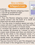 Neotea Whipped Cream Powder for Cake  Cream Stabilizer Powder  200 GM 705 OZ