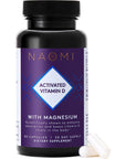 NAOMI Activated Vitamin D3 5000 IU (125 mcg) Supplement with Magnesium for Strong Bones, Teeth, Muscle, Immune and Mood Support, Non-GMO, Gluten Free, 60 Veggie Caps, 30 Day Supply