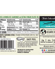 Season Sardines in Extra Virgin Olive Oil  Skinless  Boneless Wild Caught 22g of Protein Keto Snacks More Omega 3s Than Tuna Kosher High in Calcium Canned Sardines  437 Oz Tins 12Pack