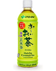 Ito En Oi Ocha Unsweetened Matcha Genmaicha Green Tea 169 Fluid Ounce Pack of 12 Low Calorie