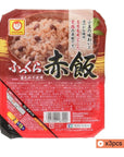 Fukkura Sekihan Rice with Red Beans 56oz 3pcs Japanese Instant Rice Maruchan Ninjapo