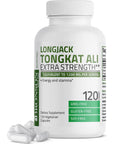 Bronson Longjack Tongkat Ali 1200mg Extra Strength 1200mg Per Serving, Supports Energy, Non-GMO,Capsule