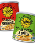 The Good Crisp Company, Good Crisps Minis (Variety Pack, 1.6 Ounce, Pack of 24) Contains: 12 Original and 12 Sour Cream & Onion