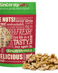 Sincerely Nuts Raw Shelled Walnuts 5lb bag  No Shell Walnut Halves and Pieces  Easy to Eat  Cook Right Out of the Bag  Kosher  Gluten Free Superfood  Plant Based Fiber  Healthy Fats