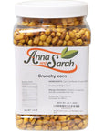 Anna and Sarah Crunchy Corn Roasted and Salted Corn NutsNatural Cravings  Original Toasted Corn Kernels Crunchy Snack in Reuseable Jar 30 oz