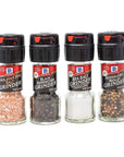 McCormick Salt & Pepper Grinder Variety Pack (Himalayan Pink Salt, Sea Salt, Black Peppercorn, Peppercorn Medley), 0.05 lb