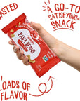 The Happy Snack Company Fava Beans Variety Pack 24 x 1 oz Smoky BBQ Flavor and Pizza FlavorGluten free Nut free Dairy free NonGMO and Vegan 5g Protein  130 Cals