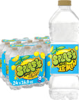 Splash Refresher Lemon Flavor Water Beverage 169 Fl Oz Plastic Bottles 24 Count