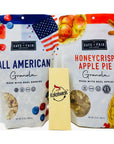 The Safe And Fair Granola Variety Bundle All American Berries  Honeycrisp Apple Pie With Kokobunch Kit 212oz PACK