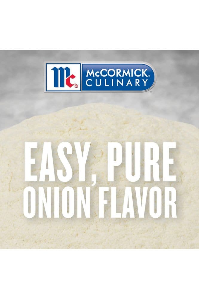 McCormick Culinary Onion Powder, 20 oz - One 20 Ounce Container of Onion Powder Seasoning Made From Real Onions, Perfect for Sauces, Gravies, Soups or Dips