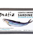 Matiz Sardines Lightly Smoked 42 oz Imported From Spain 12 pack