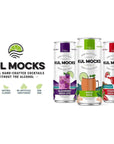 KUL MOCKS - Craft Mocktails - Ready-to-Drink Non-Alcoholic Cocktails - Variety - 12 Pack