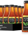 Pure Leaf Iced Tea - Real Brewed Black Tea, Lemon - 18.5 Fl Oz (Pack of 12)