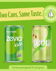 Zevia Kids Fizzy Apple 75 Ounce Cans Pack of 24