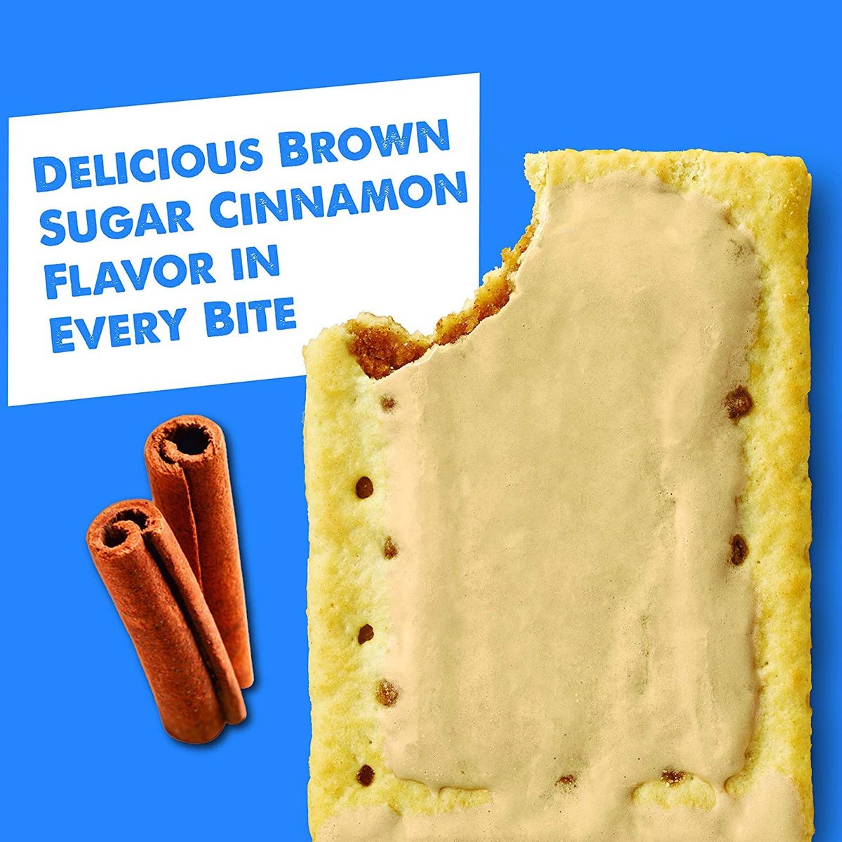 Kelloggs PopTarts Frosted Toaster Pastries Frosted Brown Sugar Cinnamon176 Ounce Pack of 36