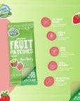 Heaven & Earth Organic Kiwi Berry Fruit Patches, 3oz (2 Boxes of 6 Packets) | All Natural Fruit Snack, Real Fruit, Healthy Snack Pack, Fiber Packed, Gluten Free & Vegan