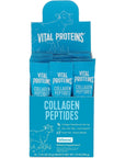 Vital Proteins Collagen Peptides Powder Supplement Travel Packs, Hydrolyzed Collagen for Skin Hair Nail Joint - Dairy & Gluten Free - 10g per Serving - Zero Sugar - Unflavored (20ct per Box)